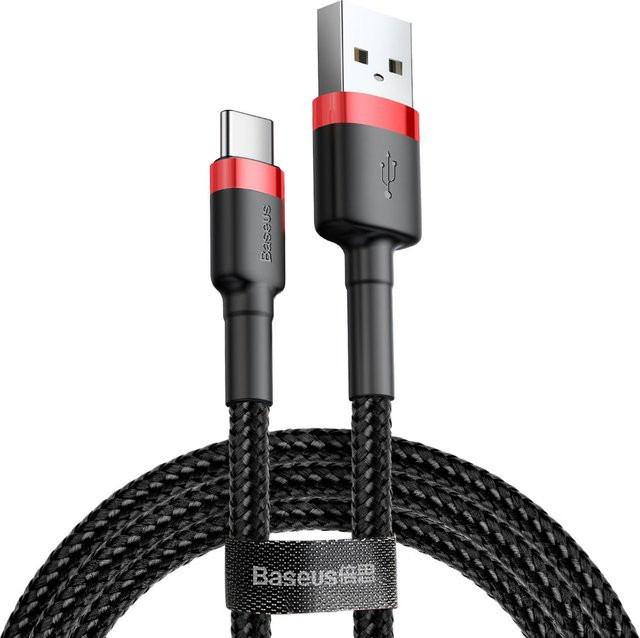 Baseus Cafule USB-A auf USB-C Kabel 60W Rot 0,5 m - Bild 1