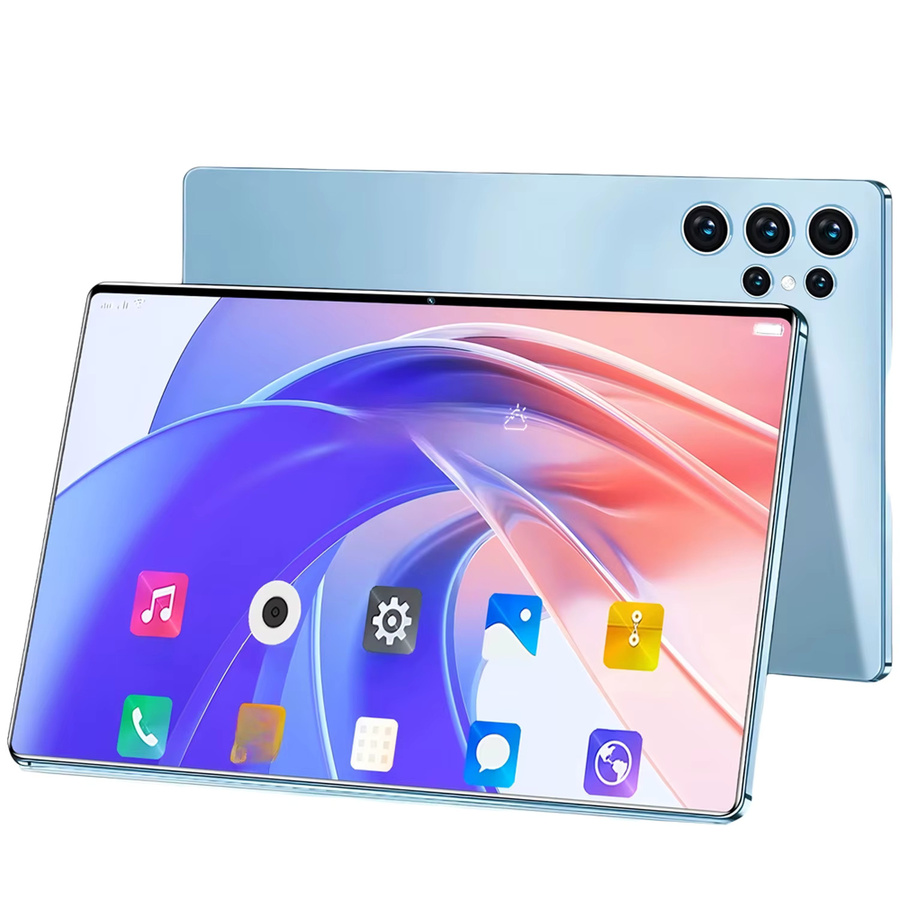 BDF Android Tablet mit 10,1 Zoll HD-Display, Octa Core, 4 GB RAM, 64 GB ROM, WiFi und Dual Phone Call in Blau - Bild 2