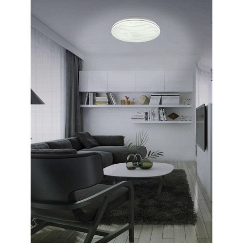 Näve Austin Smart Home LED-Deckenleuchte Weiß, CCT dimmbar mit Fernbedienung, Durchmesser: 38 cm, Höhe: 6 cm - Bild 2