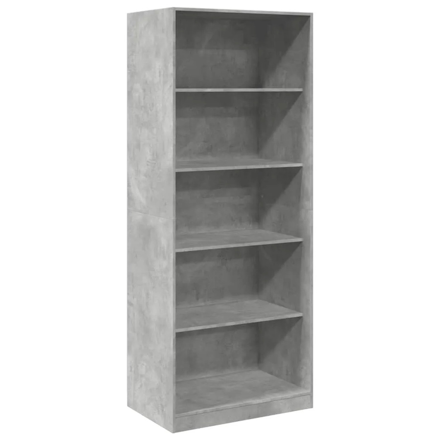 vidaXL Kleiderschrank Betongrau aus Holzwerkstoff B/T/H: 80 x 50 x 200 cm - Bild 2