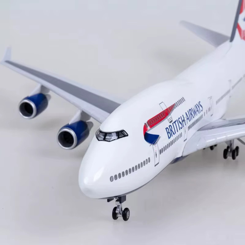 ZOCO Modellflugzeug 747 British Airways, Plastikmodell, 47 cm - Bild 1