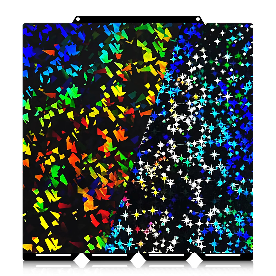 Snapmaker Chamäleon-Stahlplatte für U1 3D-Drucker, doppelseitige PEF-Materialfolie in Multicolour, B/T: 276 x 293 mm, strukturierte Version - Bild 3