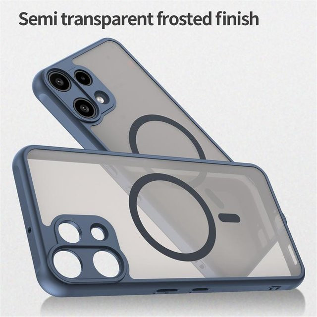 Halbtransparente Schutzhülle für Nothing Phone 3a Lite aus mattiertem PC und TPU in Schwarz, Blau, Grün oder Lila - Bild 1