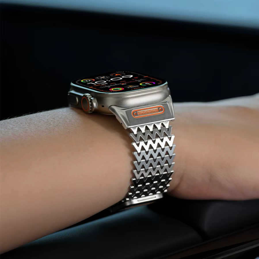 jansin Uhrenarmband Edelstahl, Silber, Unisex - Bild 2
