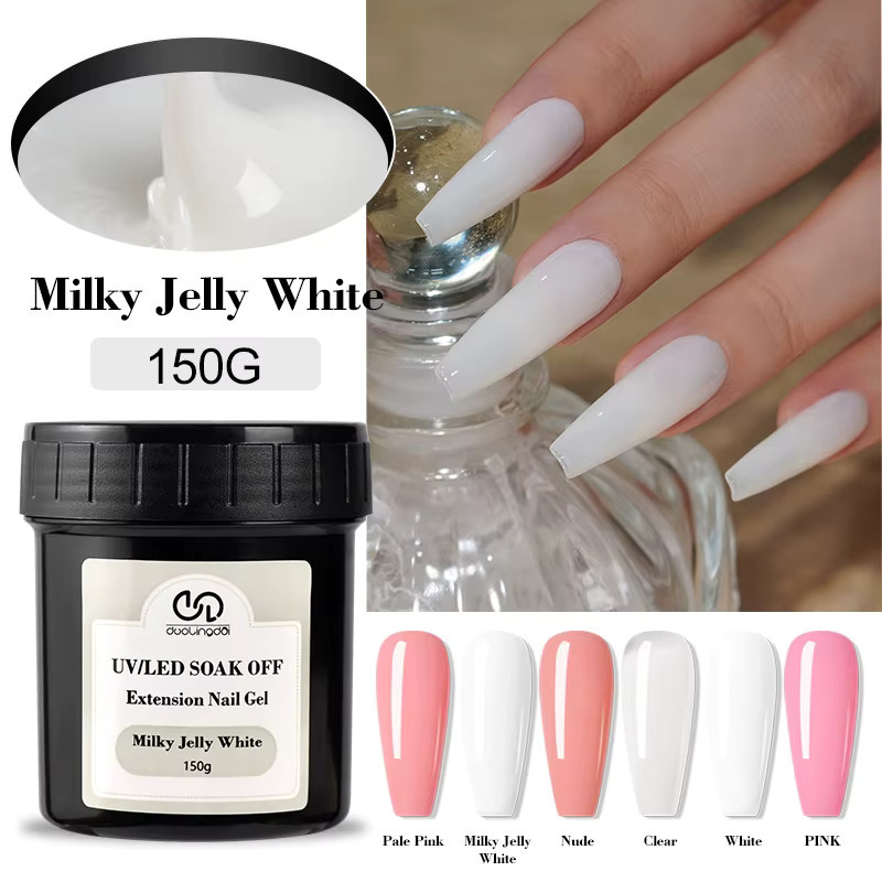 DUOLINGDAI Soak-Off-Nagelverlängerungsgel, klar, glänzend, 150 g - Bild 3