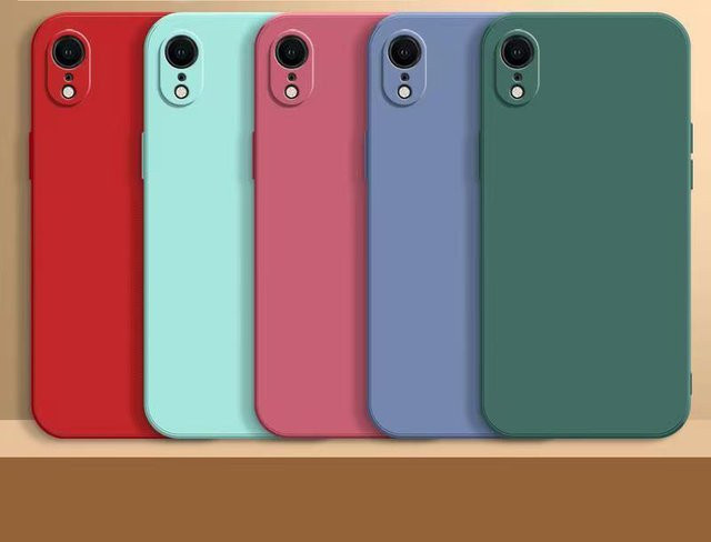 Ricestate Stoßfeste Silikon Schutzhülle für iPhone X, XR und Xs Max in Schwarz - Bild 1