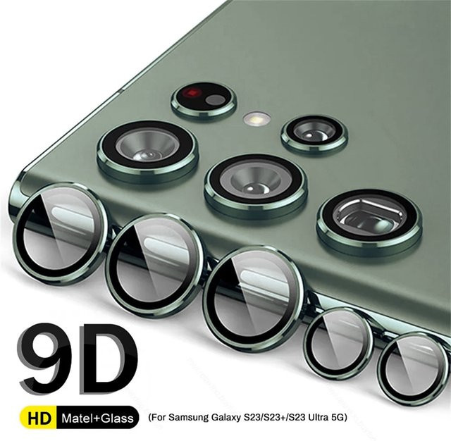 Samsung Displayschutzfolie und Kamera-Schutzset für Galaxy S25 S24 Plus S23 in Schwarz - Bild 1