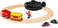 BRIO World Güterzug-Set aus Holz mit Farbwechsel in Gelb und Rot - Bild 1