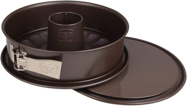 Dr. Oetker Springform Back-Edition 3-teilig, Durchmesser: 26 cm, Braun, Antihaftbeschichtet - Bild 1