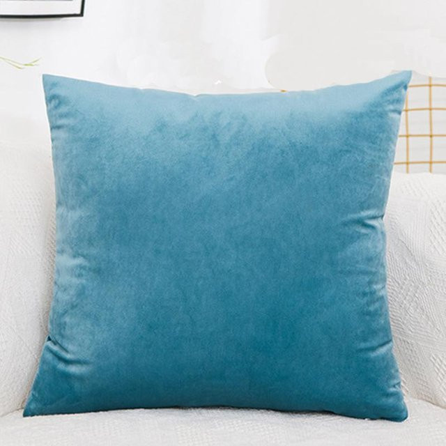 Yiran Furniture Kissenbezug aus Samt in Blau, B/H: 40 x 40 cm - Bild 1
