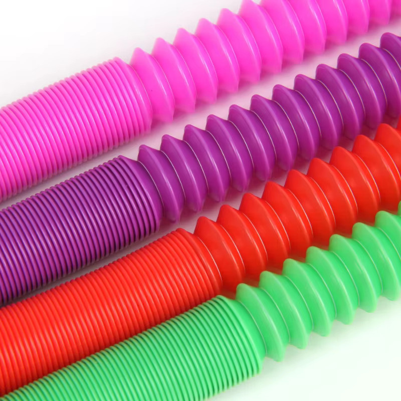 Meade Mini Farbe Kunststoff Faltenbalg Squeeze Spielzeug, 5-teiliges Set - Bild 3
