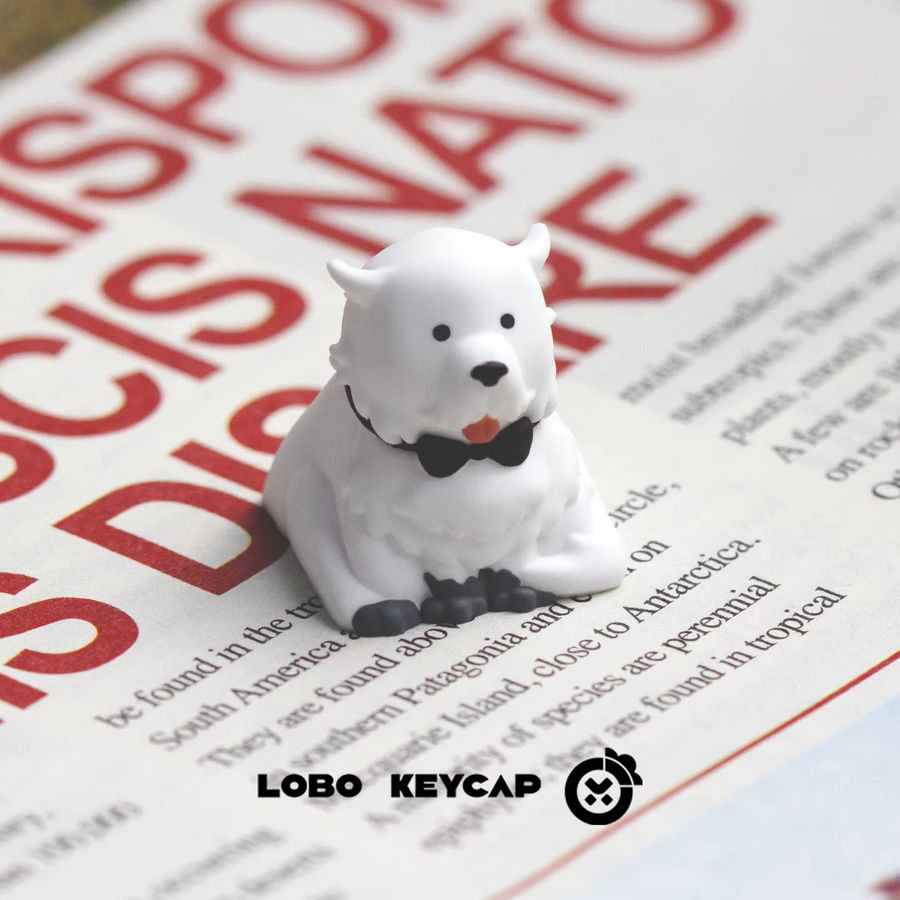 LOBO KEYCAP Custom Resin Esc Tastenkappe Spy X Family Bond Dog in Weiß für mechanische Tastaturen - Bild 3