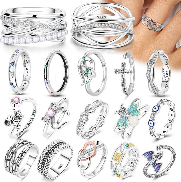 Pandach Ring, 925 Silber, Damen - Bild 1