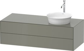 Duravit Waschtischunterschrank White Tulip in White, Breite: 130 cm, Tiefe: 55 cm, Höhe: 55 cm - Bild 1