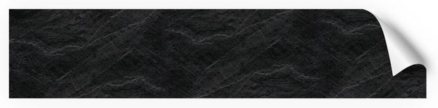 Myspotti Küchenrückwandfolie in Slate Stone Look, Farbe Anthrazit/Schwarz, B: 280 cm, H: 60 cm - Bild 1