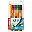 STABILO Fineliner point 88, 10er Pack, Multicolor - Bild 2