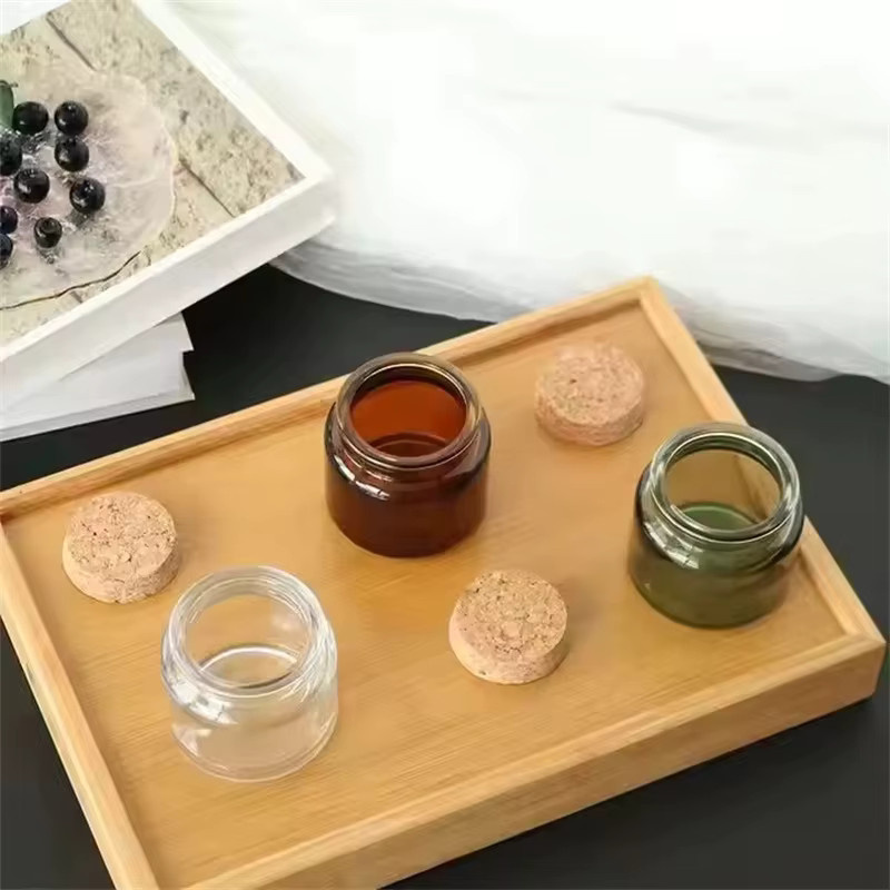 Transparente Glasflaschen mit Korkstopfen für DIY-Geschenke und Dekoration, 100 ml und 200 ml - Bild 3