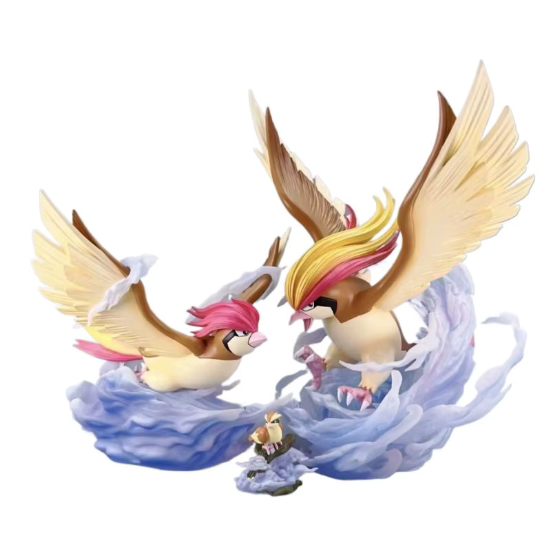 Bandai Pokemon Pidgey Evolutionary Group Actionfiguren, Kunststoff, Bunt - Bild 3
