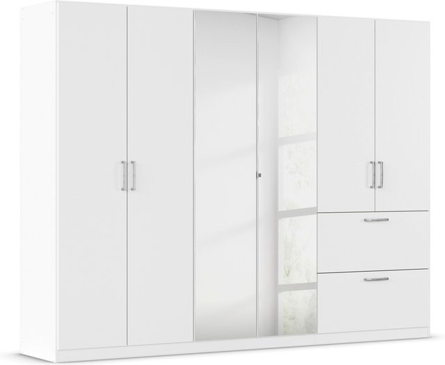 RAUCH BLUE Padua Drehtürenschrank in Weiss mit integrierten Schubladen, Breite: 271 cm, Höhe: 210 cm - Bild 1