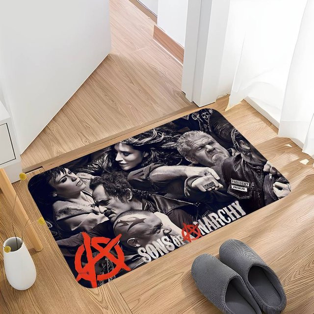 Potdemiel Bodenmatte Sons Of Anarchy, rechteckig, rutschfest und wetterfest, mehrfarbig, B/T: 60,0 x 40,0 cm - Bild 1