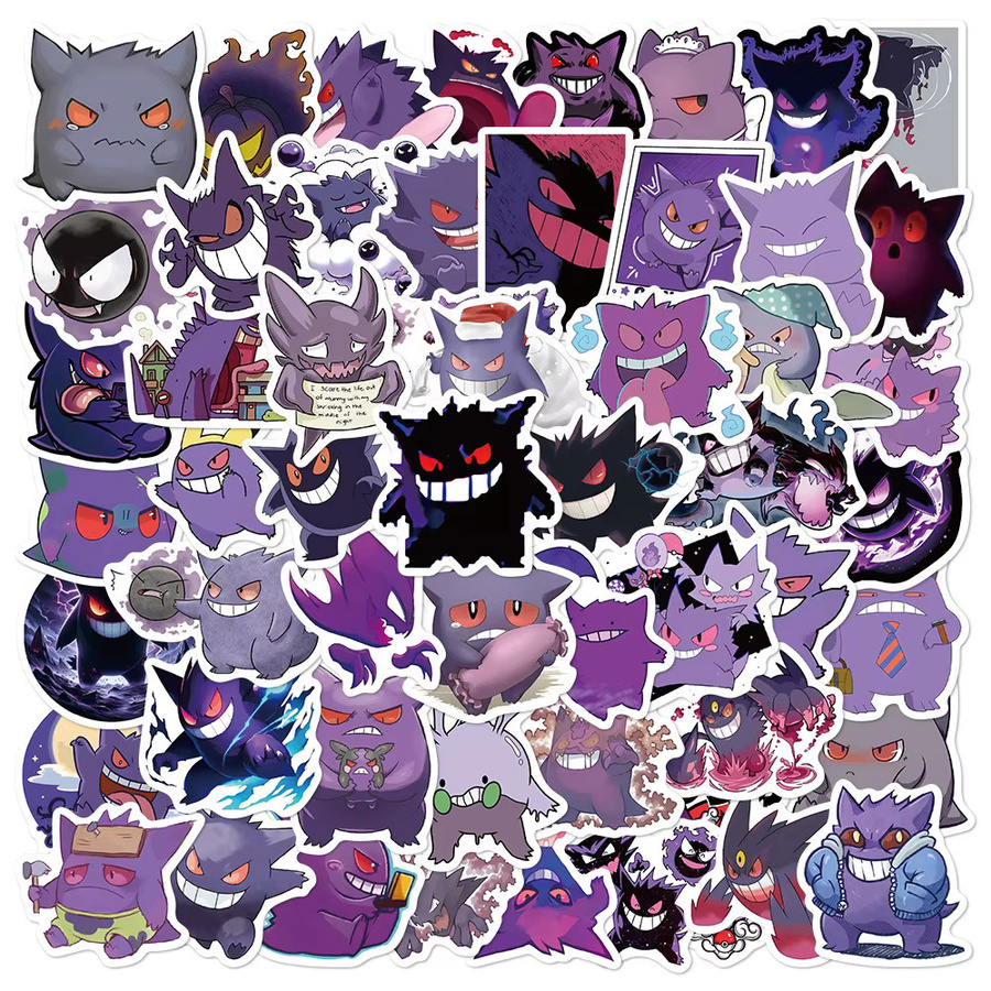 TAKARA TOMY Pokemon Gengar Anime Aufkleber, 10/30/55-teiliges Set - Bild 2