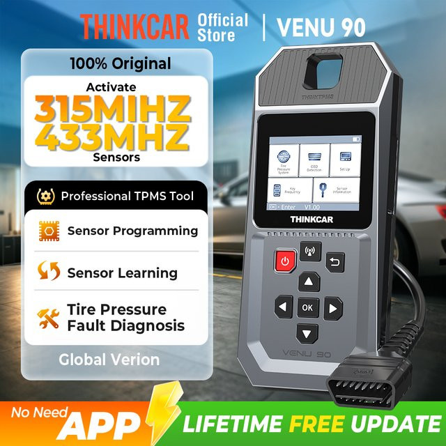 THINKCAR VENU 90 Auto-Reifendruck-Diagnosetool mit TPMS-Sensor-Programmierung und Lernaktivator für ThinkTool Pro 689BT - Bild 1
