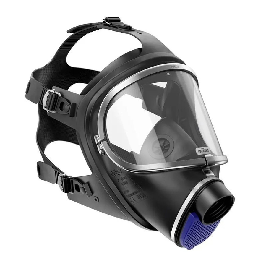 Dräger Atemschutzmaske X-plore 6300 Vollmaske Schwarz - Bild 2