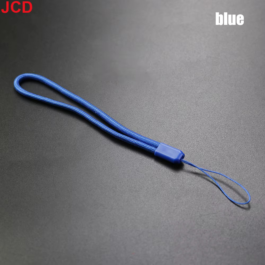 10 Stück JCD Handgelenk-Lanyard-Kordel in Blau im Retro-Design für GBA SP GB GBC GBM GBP PSP als DIY geflochtene Griffkordel - Bild 2