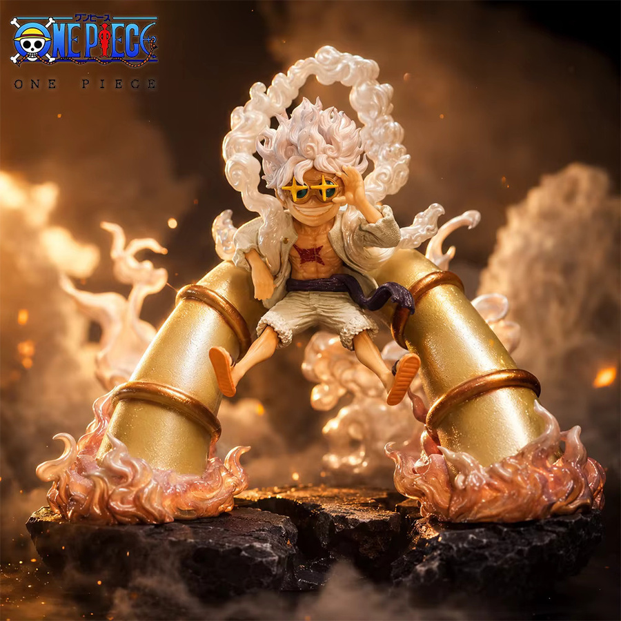 One Piece Gear 5 Nika Luffy Figur, Anime PVC-Statue, 1-teiliges Set - Bild 2