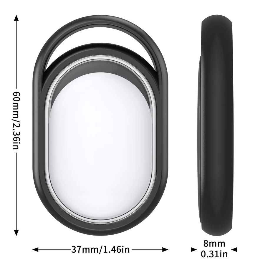 ZYOX Schutzhülle für Xiaomi Tag Tracker mit Metall-Schlüsselanhänger, stoßfest und kratzfest - Bild 4