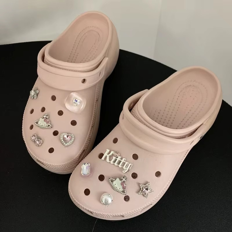 Bandai Hello Kitty Höhlenschuhe Zubehör, Rosa / Pink, Mädchen, Kunststoff - Bild 2