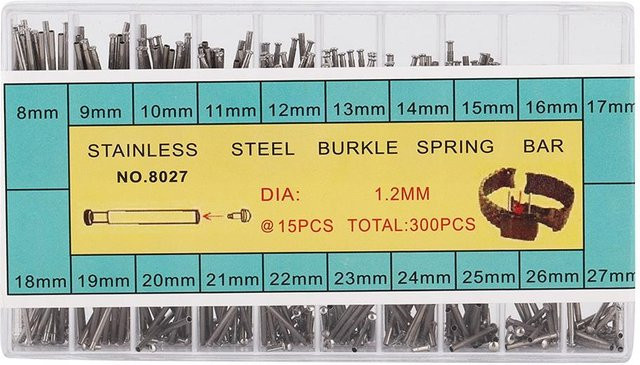 Uhrenreparaturwerkzeug Federsteg, Edelstahl, 1,2 mm, yellow - Bild 1