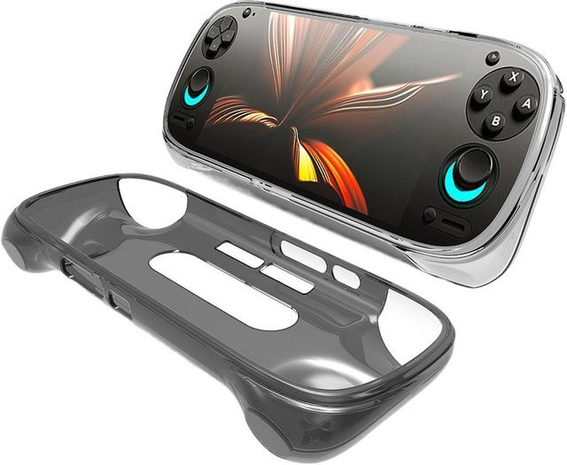 Retroid Pocket 5 Schutzhülle aus transparentem TPU in Schwarz - Bild 1