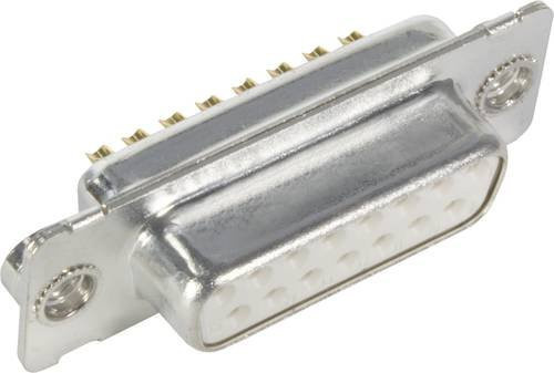 HARTING Steckverbinder 09 67 015 1715 09670151715 mit 15 Polen und Lötkelch in Silber - Bild 1