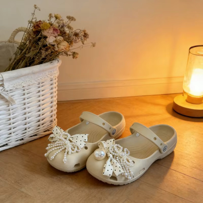 MINISO Schuh-Charms-Set, Perle, Weiß, Damen - Bild 2