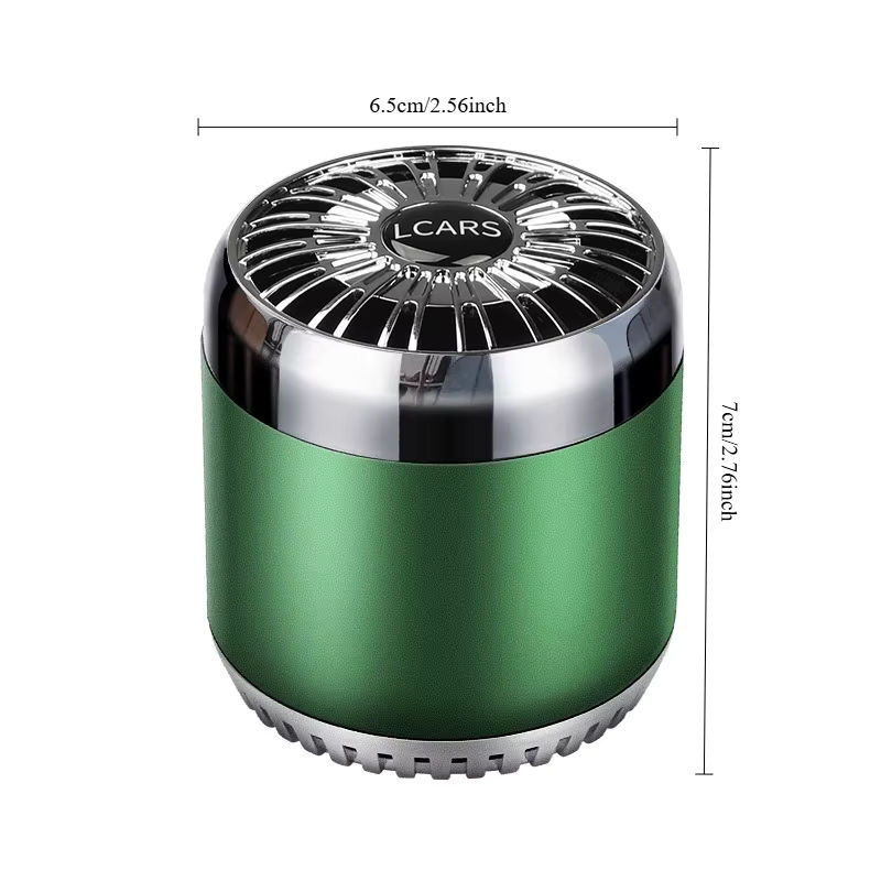 Auto-Aromatherapie Duftbalsam für das Auto in Grün mit Metallgehäuse für Damen und Herren - Bild 5