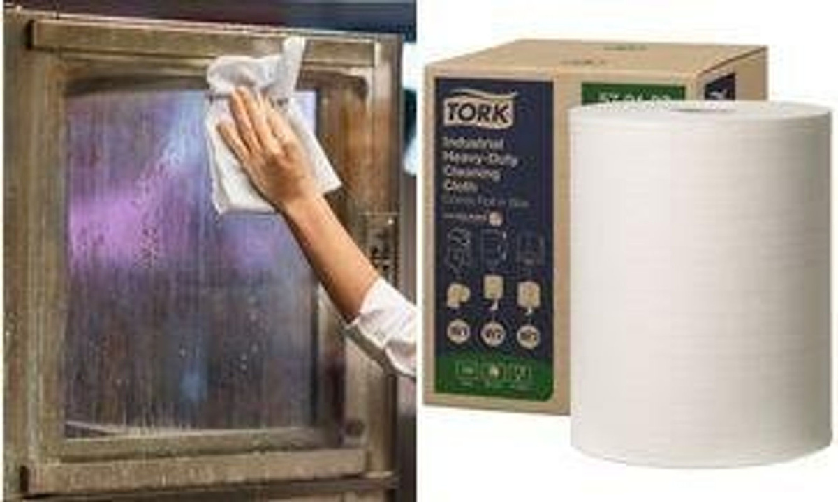 Tork Extra Starke Industrie Reinigungstücher Weiß 1-lagig 570137 - Bild 2