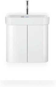 Duravit Waschtischunterschrank Happy D.2 Plus in Weiß Seidenmatt mit 2 Türen, B/T/H: 47,5 x 35 x 41,5 cm - Bild 1