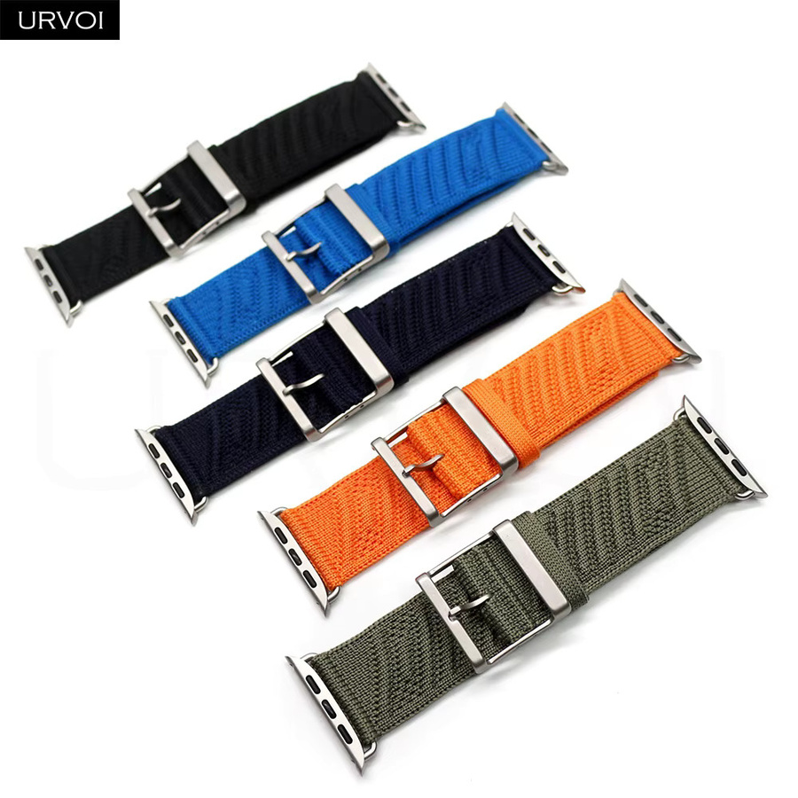 URVOI Uhrenarmband Polyamid, Meereswellenmuster, Damen, 45 46 49 mm - Bild 2