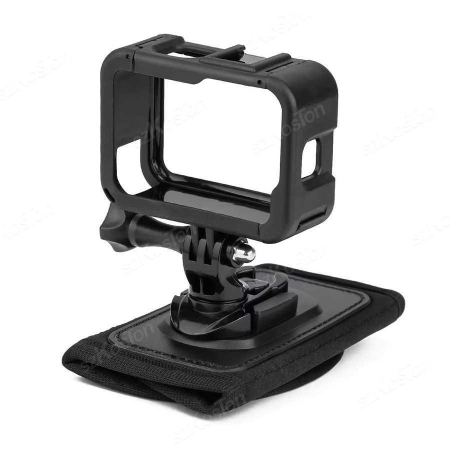 SZKOSTON Rucksack Strap Mount mit 360 Grad Rotation für GoPro Hero 13 12 11 10 9, Insta360, SJCAM, EKEN und DJI Osmo Action 5 4 3, Schwarz - Bild 4