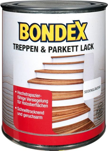 Bondex Treppen- und Parkettlack Transparent seidenglänzend 0,75 l - Bild 1