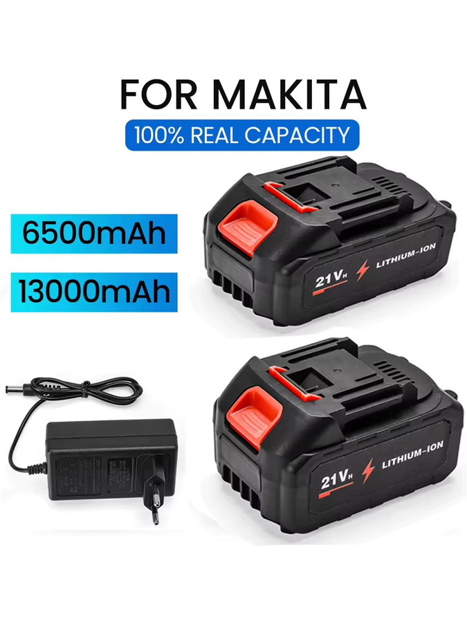 Seeiswork Ersatzakku für Makita, 13000mAh Lithium-Ionen Akku, kompatibel mit Makita BL1860B und BL1860 sowie BL1850, Farbe: Schwarz - Bild 7