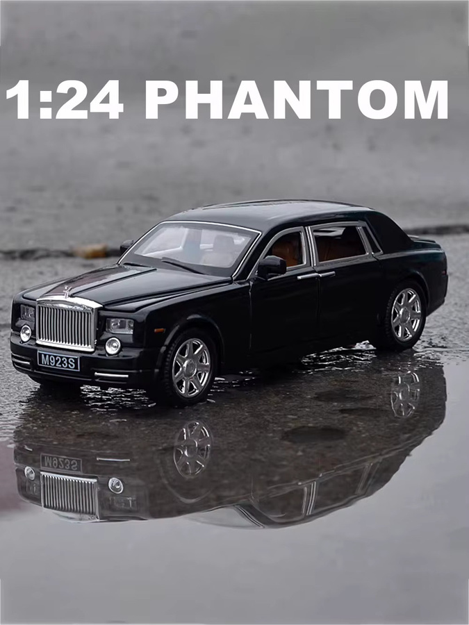 RMZ city Phantom Spectre Automodell, 1:24 Maßstab, mit Licht und Sound, mit öffnenden Türen, Rückziehfunktion, Gummireifen - Bild 7