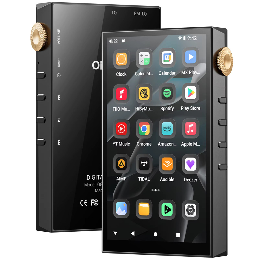 Oilsky HiFi Hi-Res Audio Player mit 32 GB/160 GB Speicher, Bluetooth und WLAN, Dual-ESS-DAC, 4,02 Zoll Display und 4,4 mm symmetrischem Anschluss in Schwarz - Bild 3
