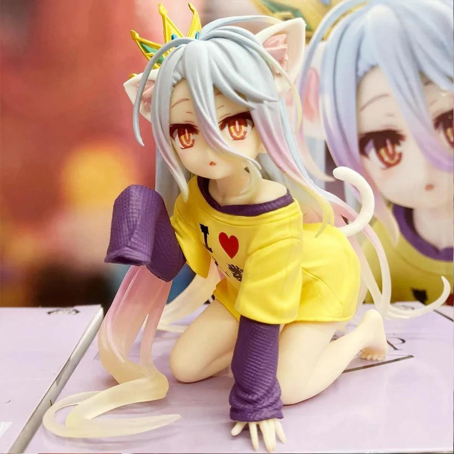 Yiran toy 1 No Game No Life: Zero Shiro Figur Weiß 10cm - Bild 2
