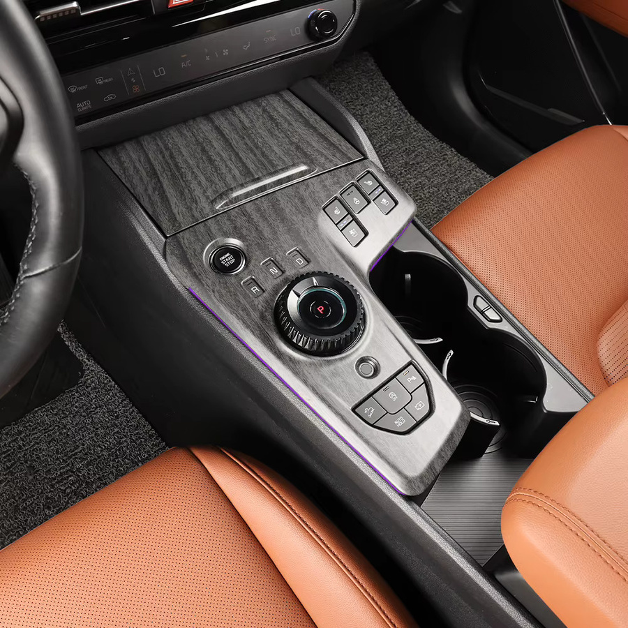 TYWZ Tuning Center Knob Panel Konsole Rahmen Abdeckung für Kia Sportage NQ5 2026 in Grau - Bild 2