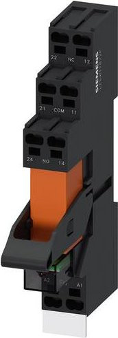 Siemens LZS:RT4D4S15 Steckrelais mit 2 Wechsler, 5er Pack, Rot/Schwarz - Bild 1