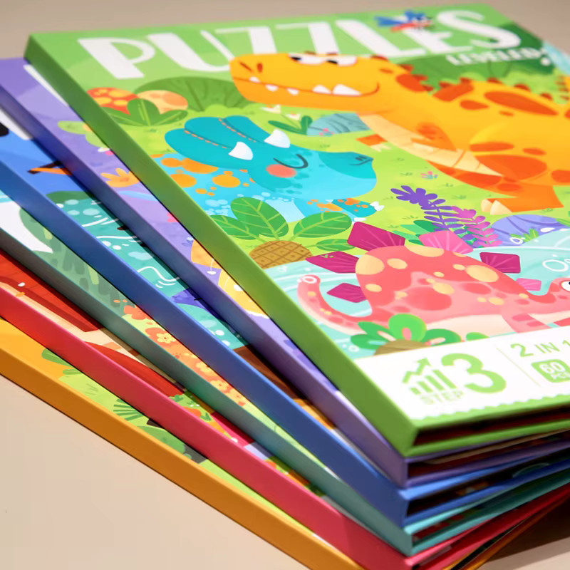 Datgo Holz Puzzle Magnetisches 3D-Rätsel Buch Lernspielzeug ab 3 Jahren - Bild 4