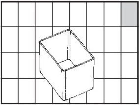 Raaco Einsatz 55 16xA9-1 aus Kunststoff, transparent - Bild 1