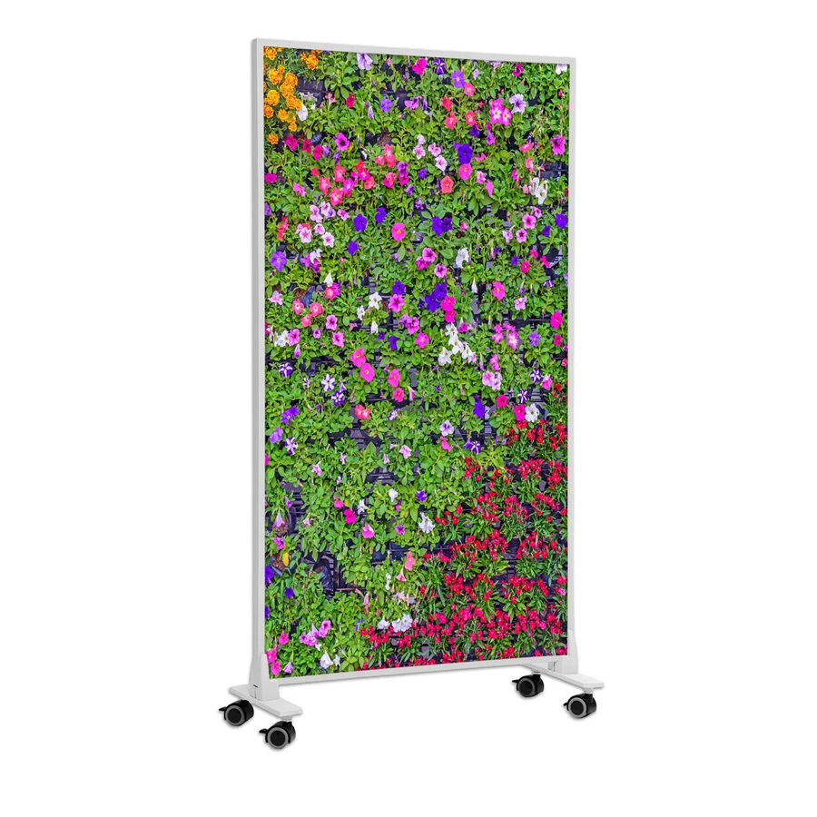 Könighaus Infrarotheizung Blumenbeet mit Rollen, 600 W, Weiß - Bild 2